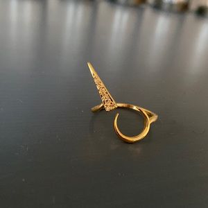 Beautiful LUV AJ celestial gold ring